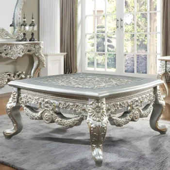 Belle Silver Victorian Coffee Table HD-905 S By Homey Design