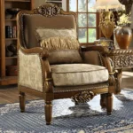 Metallic Antique Gold 3PC Sofa Set HD-610 By Homey Design - Image 5