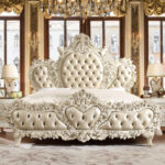 White Luxury Bedroom Set HD-8030 By Homey Design - Image 2