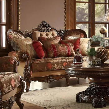 Dark Oak Loveseat HD-39 By Homey Design
