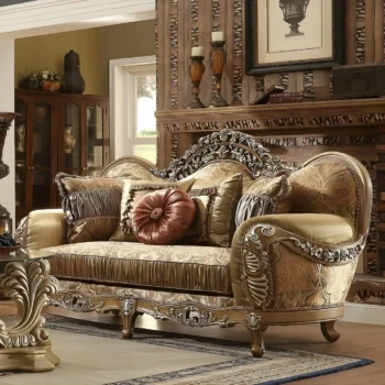 Light Maple Loveseat HD-622 By Homey Design
