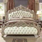 Metallic Silver Finish 5Pcs Bedroom Set HD-8017 By Homey Design – View 4