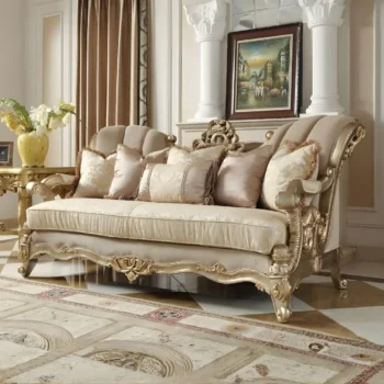 Luxury Champagne HD-2663 Sofa By Homey Design