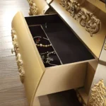Gold Victorian  solid wood dresser HD-8016 By Homey Design - Image 2