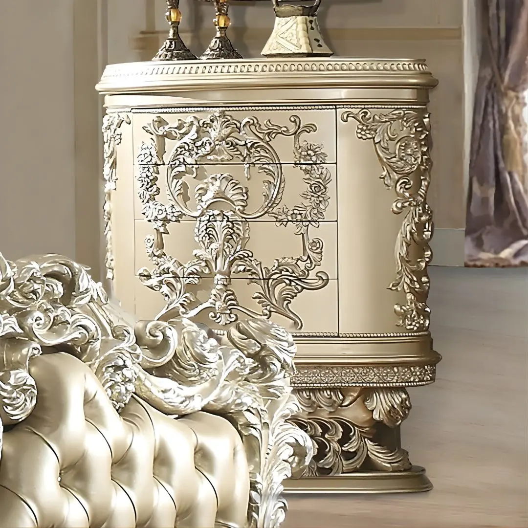 Belle Silver Chest Hd-8022 By Homey Design | Mobilia Cleopatra 3 Belle Silver Chest HD-8022 By Homey Design - Image 1