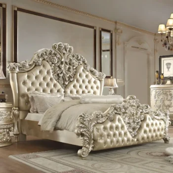 Belle Silver Bed HD-8022 By Homey Design