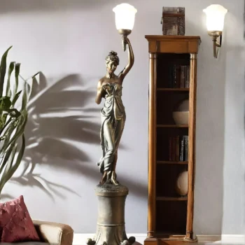 Luxury Gold Face Right Lamp HD-7919 By Homey Design
