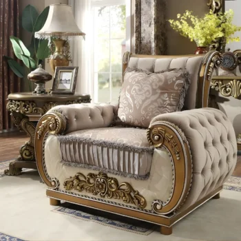 Perfect Brown Chair HD-25 By Homey Design
