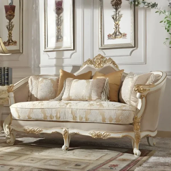 Plantation Cove White 3PCs Sofa Set HD-2669 By Homey Design - Image 4