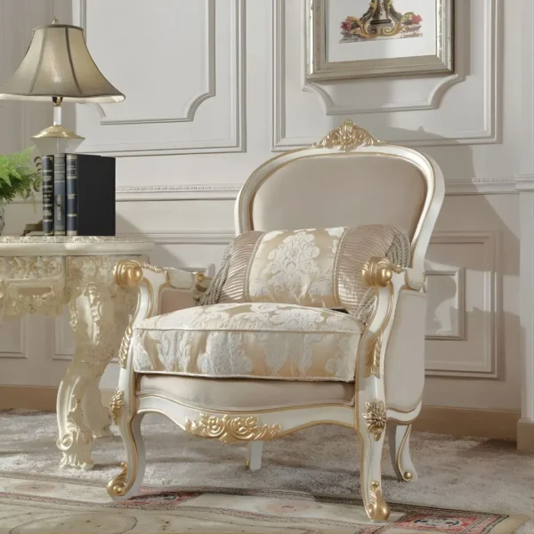 Plantation Cove White 3PCs Sofa Set HD-2669 By Homey Design - Image 3