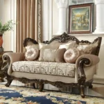 Perfect Brown Victorian 3PC Sofa Set HD-6935 By Homey Design - Image 3
