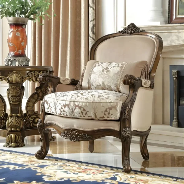 Perfect Brown Victorian 3PC Sofa Set HD-6935 By Homey Design - Image 2