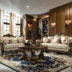 Perfect Brown Victorian 3PC Sofa Set HD-6935 By Homey Design