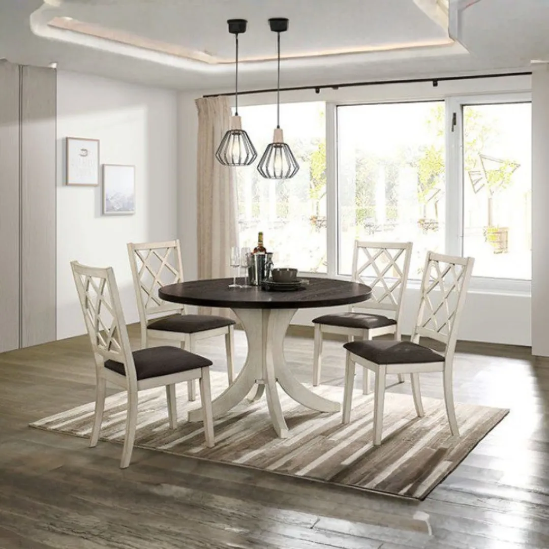 Haleigh Round Table Cm3491Rt By Furniture Of America | Mobilia Cleopatra 3 Haleigh Round Table CM3491RT BY Furniture of America