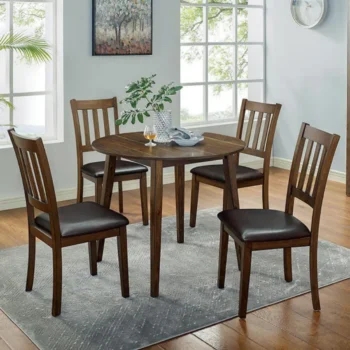 Blackwood 5 Pc. Round Table Set CM3771RT-5PK BY Furniture of America