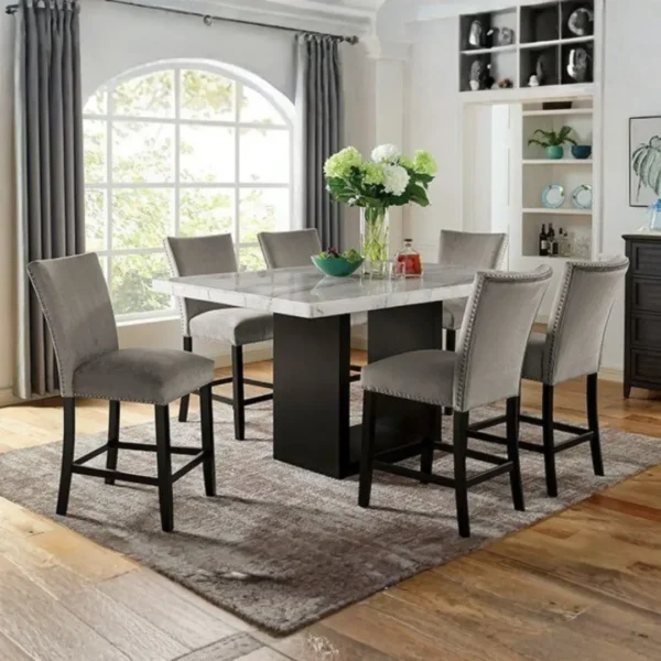 Kian Counter Ht. Table CM3744PT BY Furniture of America