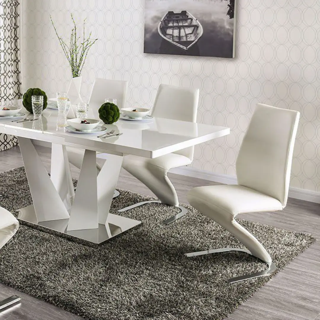 Zain Dining Table Foa3742T By Furniture Of America | Mobilia Cleopatra 3 Zain Dining Table FOA3742T BY Furniture of America