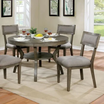 Leeds Round Dining Table CM3387RT BY Furniture of America