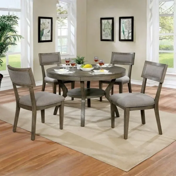 Leeds Round Dining Table CM3387RT BY Furniture of America