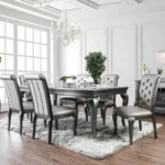 Amina Dining Table CM3219GY-T BY Furniture of America