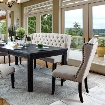 Sania 84 Dining Table CM3324BK-T-84 BY Furniture of America