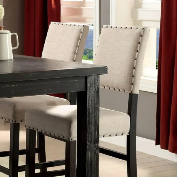 Sania Counter Ht. Table CM3324BK-PT-54 BY Furniture of America