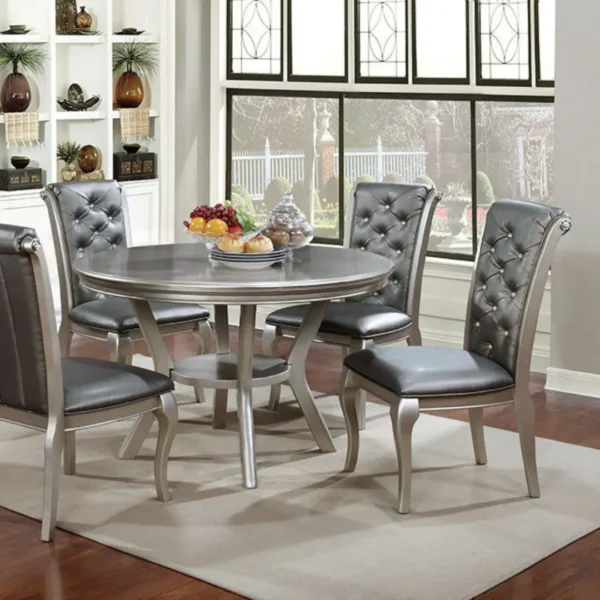 Amina Round Dining Table CM3219RT BY Furniture of America