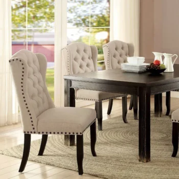 Sania Dining Table CM3324BK-T BY Furniture of America