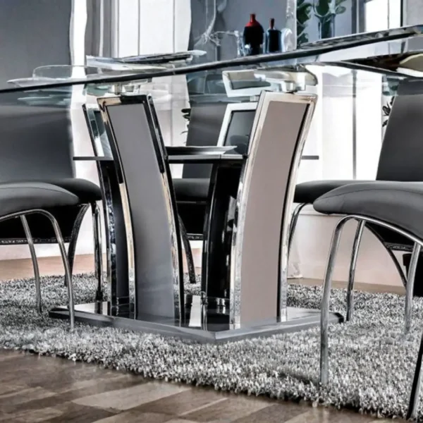Glenview Dining Table, Gray CM8372GY-T BY Furniture of America