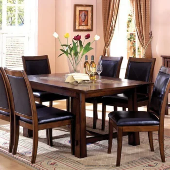 Living Stone Dining Table CM3590T BY Furniture of America
