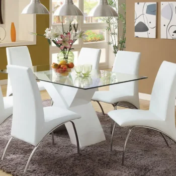 Wailoa Dining Table CM8370WH-T BY Furniture of America