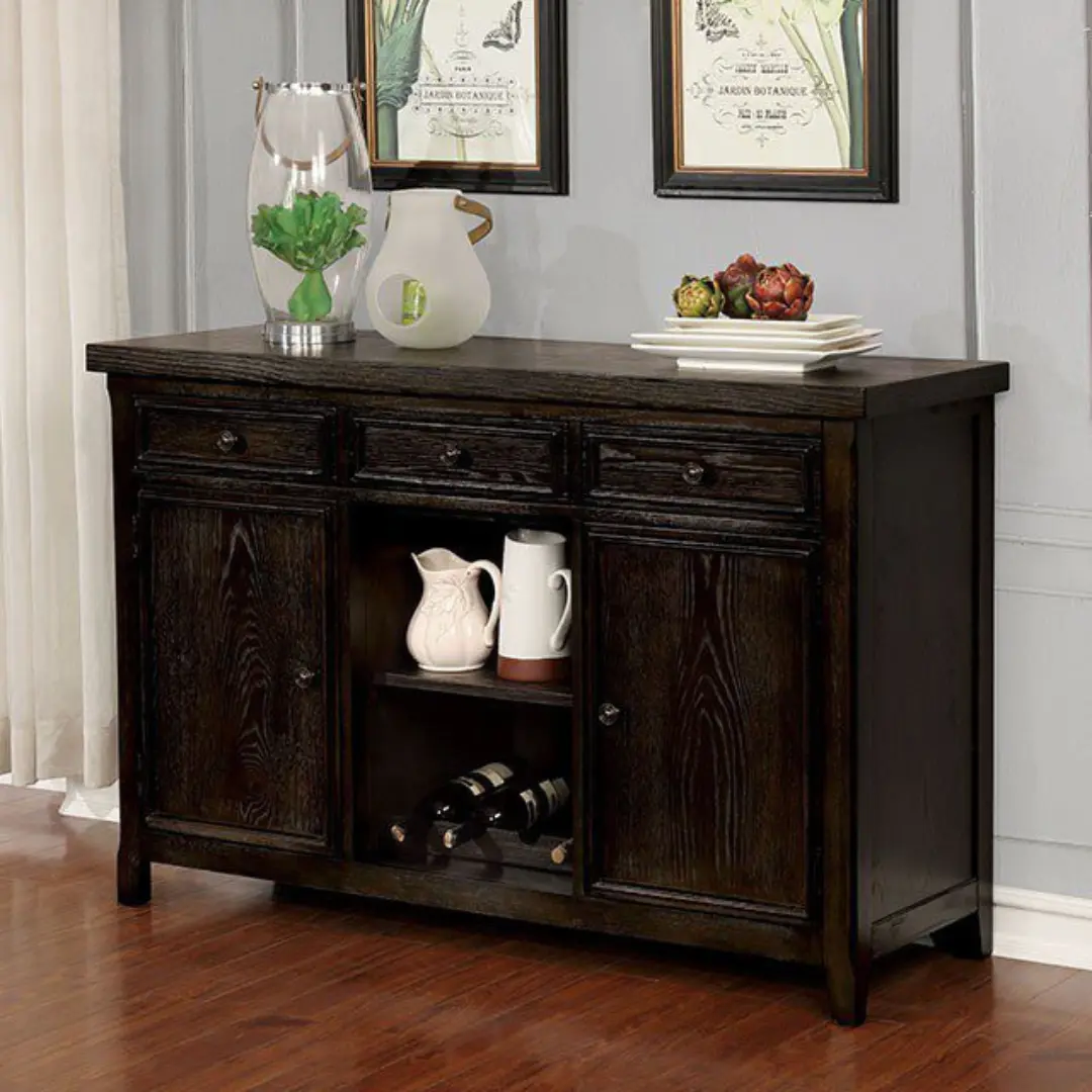 Patience Server Cm3577Wn-Sv By Furniture Of America | Mobilia Cleopatra 3 Patience Server CM3577WN-SV BY Furniture of America - Image 1