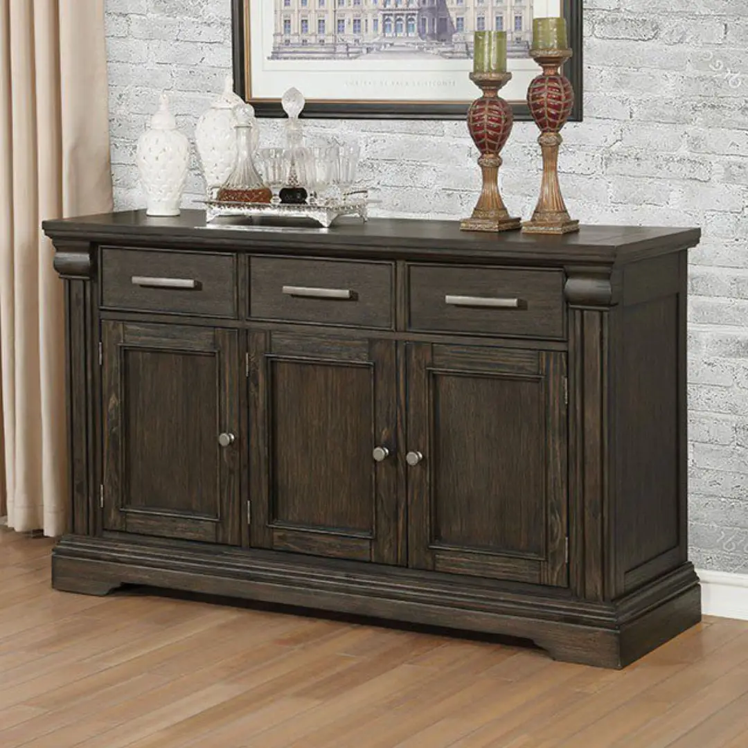 Faulk Server Cm3310Sv By Furniture Of America | Mobilia Cleopatra 3 Faulk Server CM3310SV BY Furniture of America