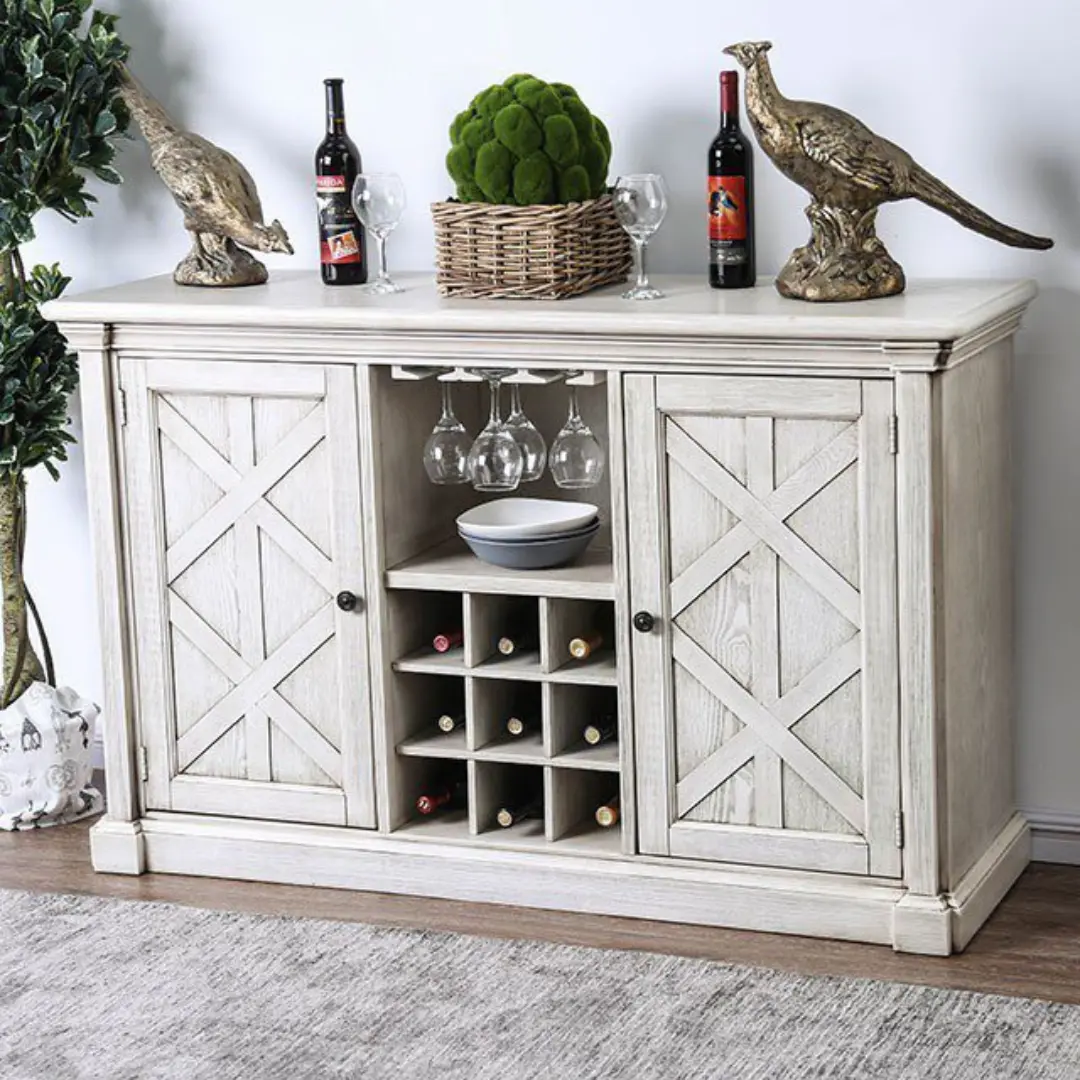 Georgia Server Cm3089Sv By Furniture Of America | Mobilia Cleopatra 3 Georgia Server CM3089SV BY Furniture of America