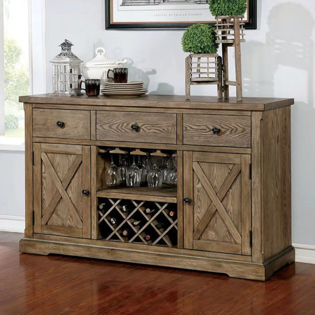 Julia Server Cm3014Sv By Furniture Of America | Mobilia Cleopatra 3 Julia Server CM3014SV BY Furniture of America