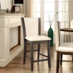 Manhattan Round Counter Ht. Table CM3710GY-PT BY Furniture of America