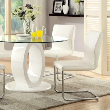 Lodia Dining Table CM3825WH-RT BY Furniture of America