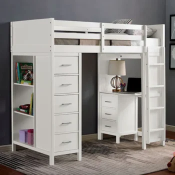 Cassidy Twin Loft Bed CM-BK970 BY Furniture of America