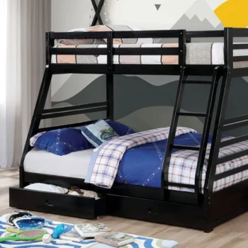 California TwinFull Bunk Bed CM-BK588BK BY Furniture of America