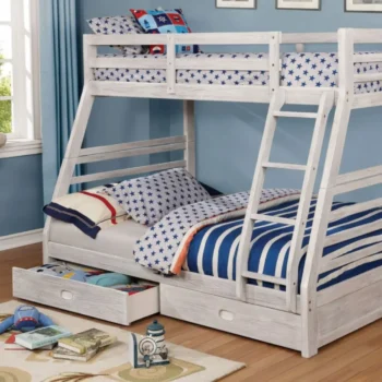 California Bunk Bed CM-BK588BWH BY Furniture of America