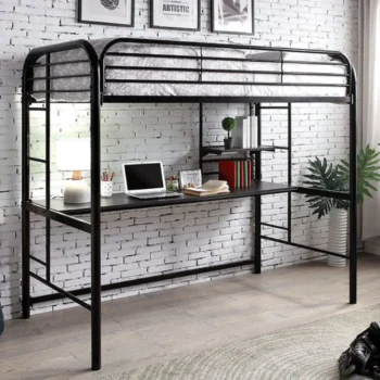 Opal Twin Loft Bed CM-BK938BK BY Furniture of America