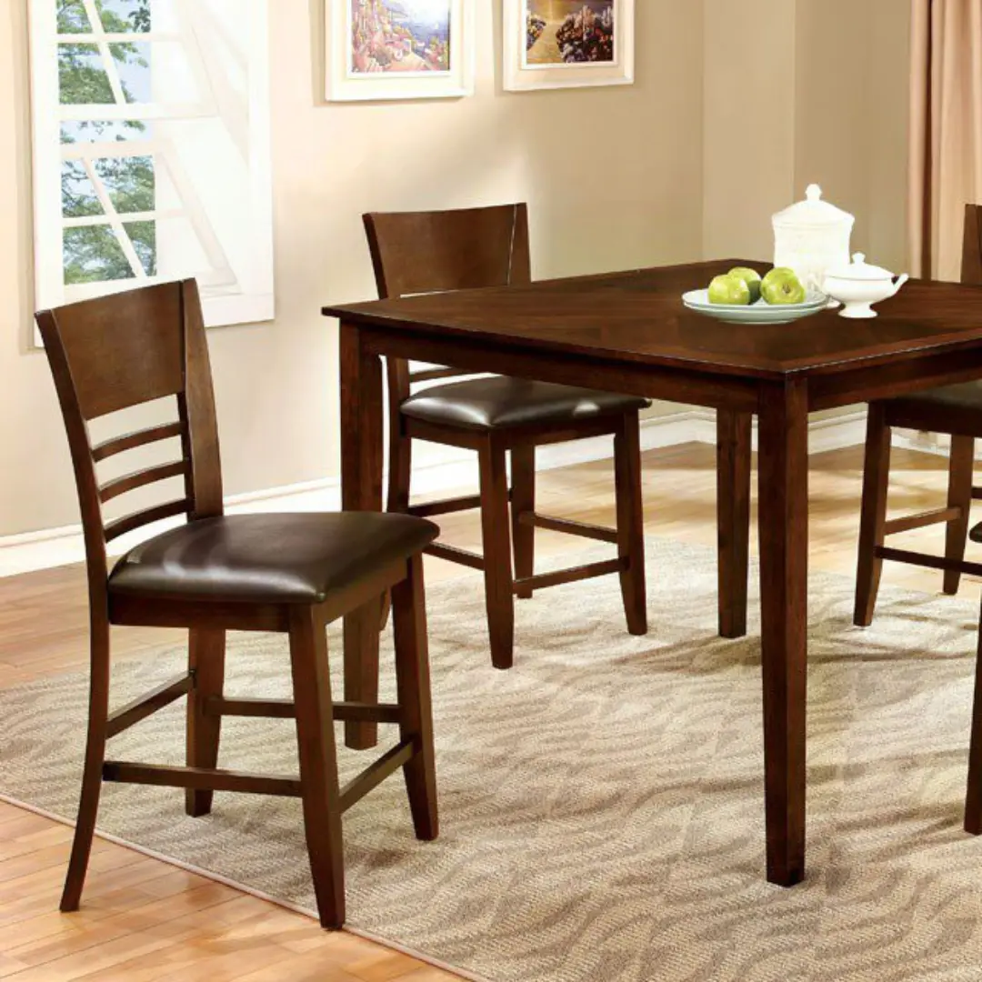 Hillsview Dining Table Set Cm3916Pt-5Pk By Furniture Of America | Mobilia Cleopatra 3 Hillsview Dining Table Set CM3916PT-5PK BY Furniture of America - Image 1