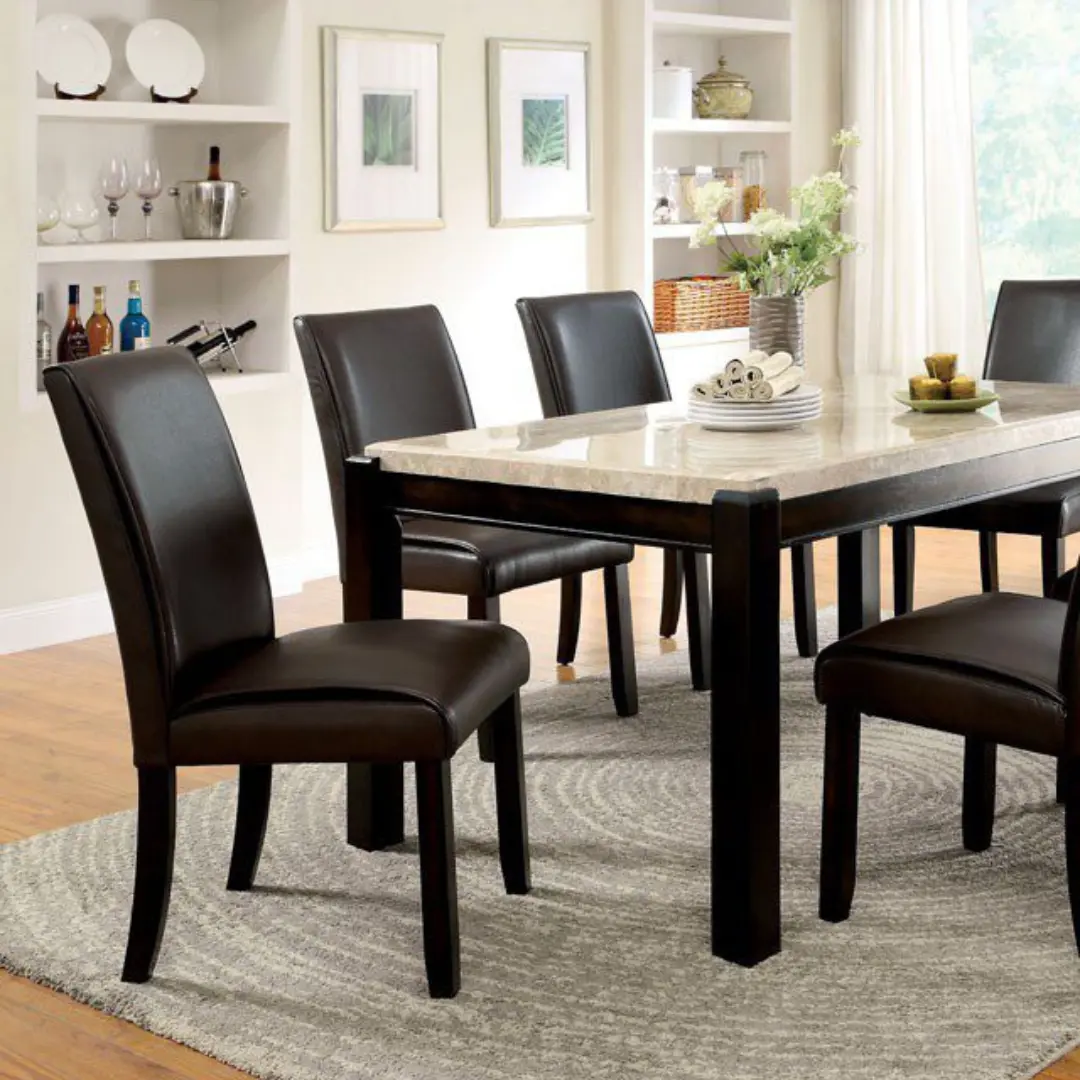 Gladstone Dining Table Cm3823T By Furniture Of America | Mobilia Cleopatra 3 Gladstone Dining Table CM3823T BY Furniture of America