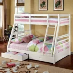 California Bunk Bed CM-BK588WH BY Furniture of America