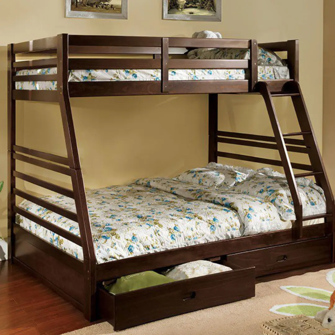 California Bunk Bed Cm-Bk588Ex By Furniture Of America | Mobilia Cleopatra 3 California Bunk Bed CM-BK588EX BY Furniture of America
