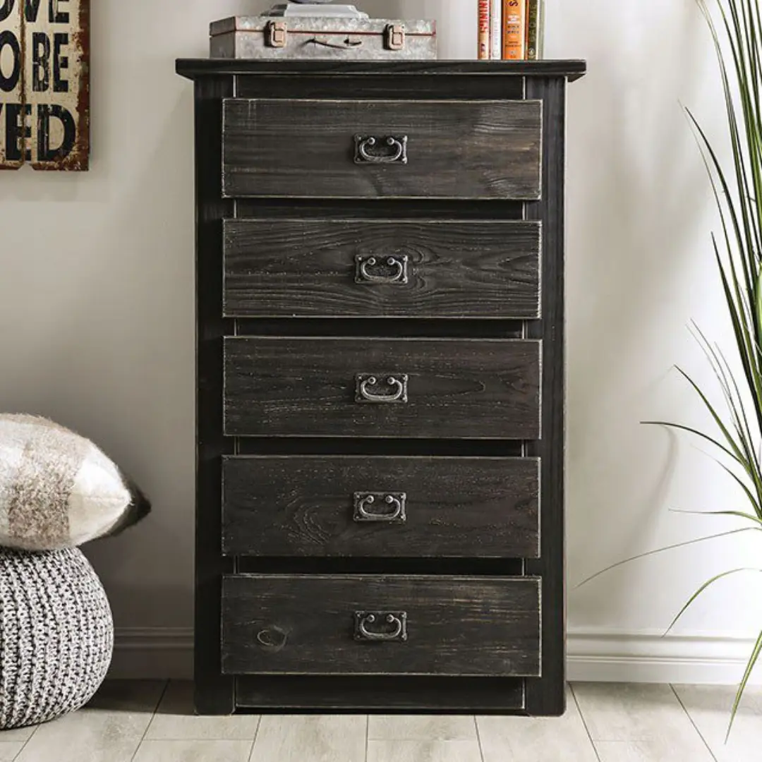 Ampelios Chest Am7000Bk-C By Furniture Of America | Mobilia Cleopatra 3 Ampelios Chest AM7000BK-C By Furniture of America