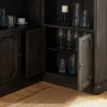 Voltaire Corner Curio CM-CR142GY-CURIO By Furniture of America