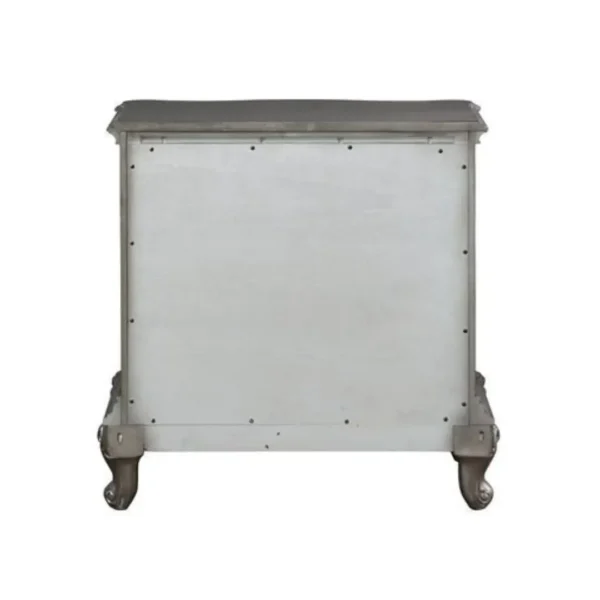 Ausonia Nightstand Antique Platinum Finish By ACME