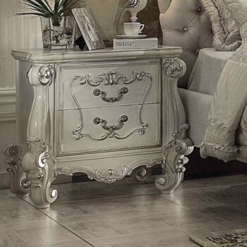 Bone White Nightstand