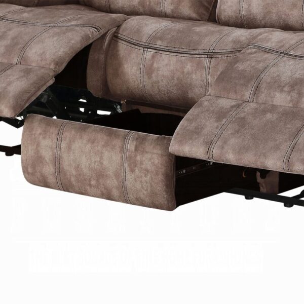 Velvet Motion Sofa & Console With USB Details
